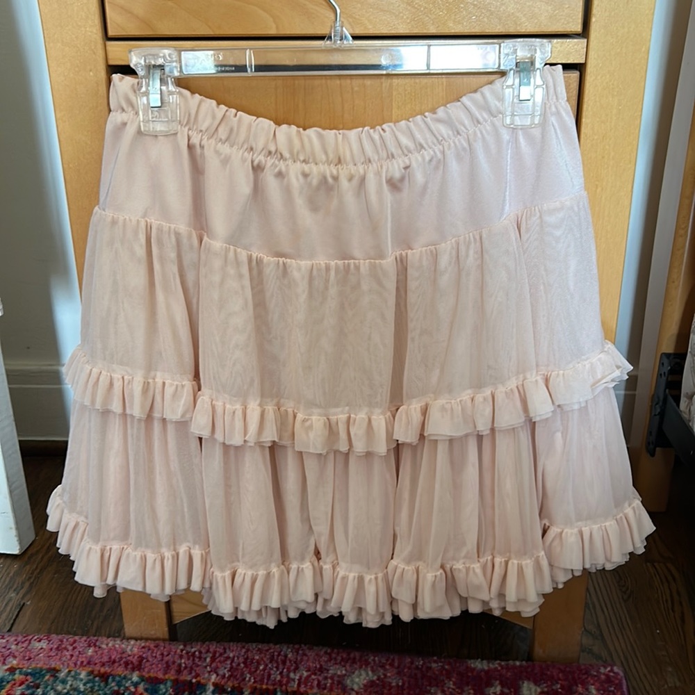 american apparel pink petticoat tutu